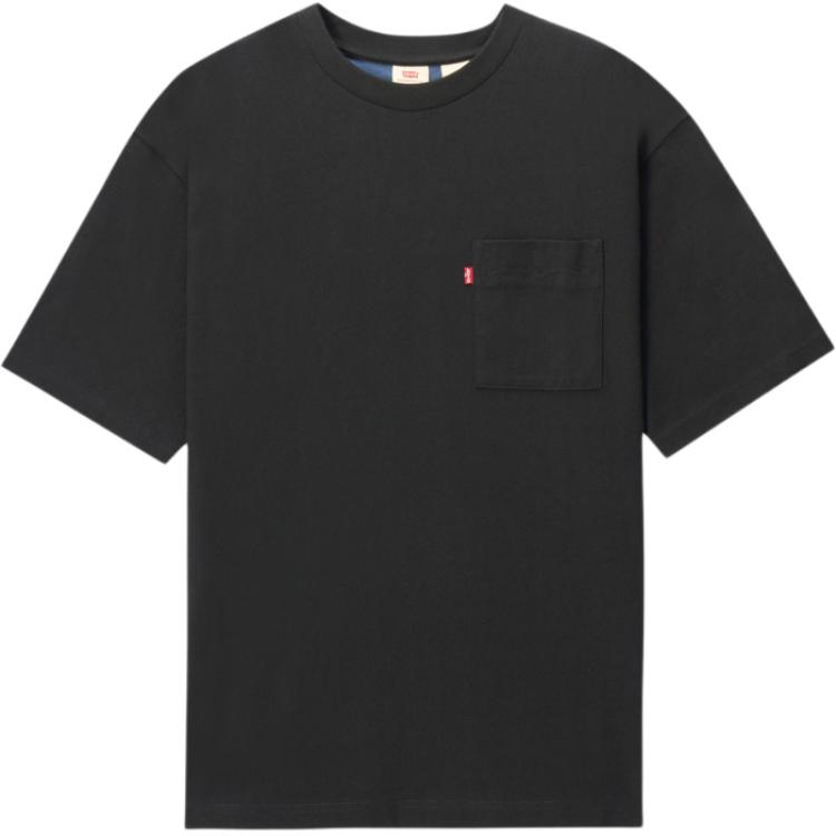 

Levis Comfortable Simple Knit Casual Round Neck Short Sleeve T-Shirt Men Tops 004ZS-0002 S