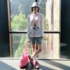 Painted fun-printed slanted shoulder sunscreen blouse women's spring summer 2026 new thin loose long-sleeved t-shirt top