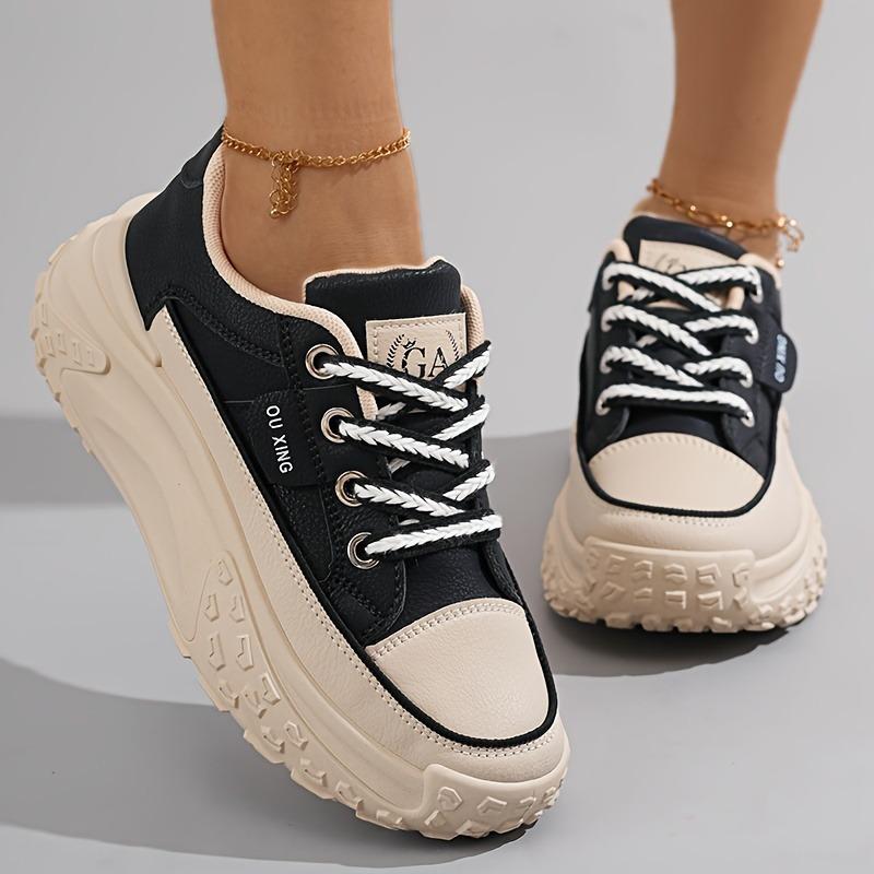 Small White Shoes Female 2025 Spring New Students Casual Street Shoes Female Thick Bottom Heightening Plate Shoes