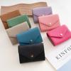 Leather Wallet, Female Anti-theft Brush, RFID Multi-card Organ Card Bag, Short First-layer Cowhide Change Bag, Niche