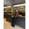 2024 Letter Long Sleeve Shirt Japanese Hong Kong Style Ins Loose Shirt Boys Summer Trendy Versatile Casual Coat