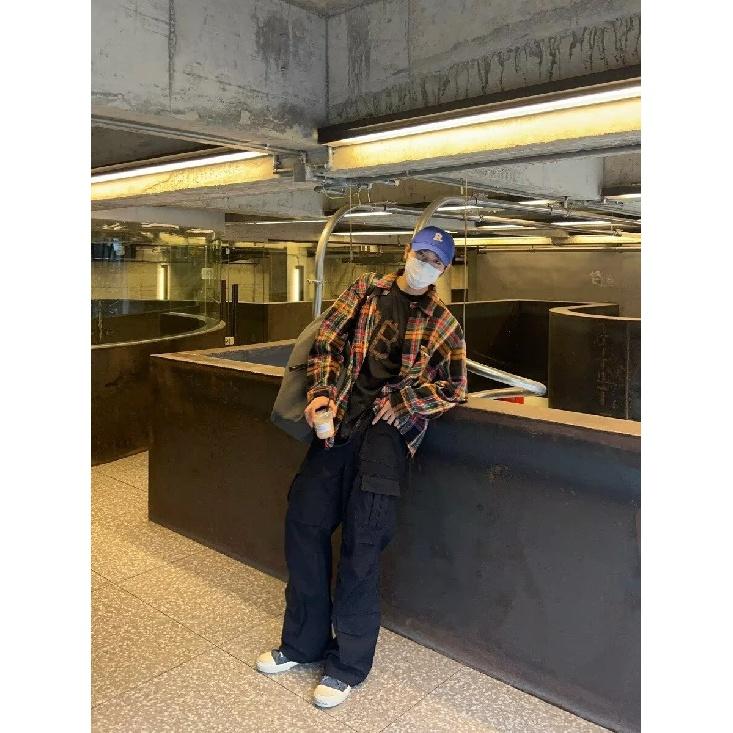 2024 Letter Long Sleeve Shirt Japanese Hong Kong Style Ins Loose Shirt Boys Summer Trendy Versatile Casual Coat