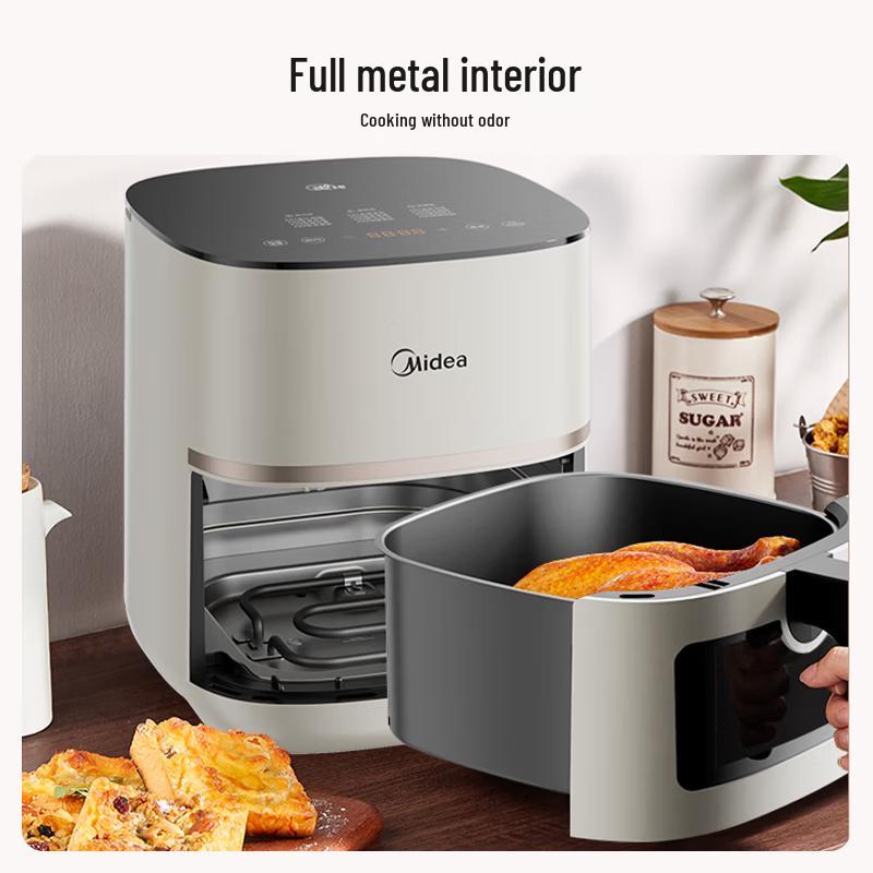Midea 5.3L Dual Heat Air Fryer with Micro Steam