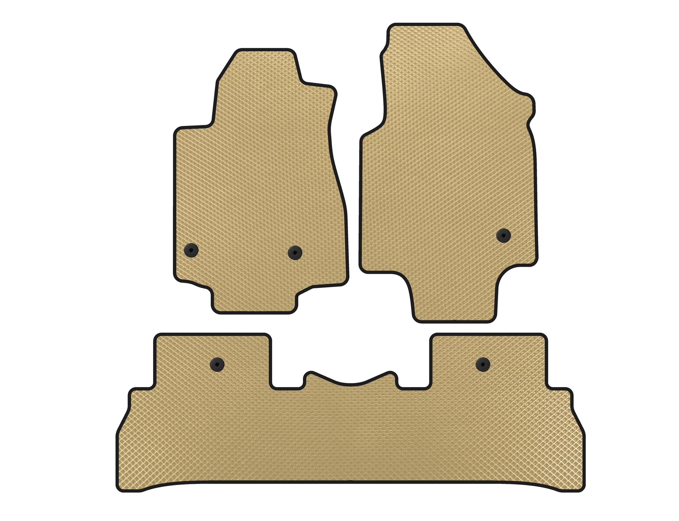 

EVA mats (2008-2012, 7-seater, Beige) for Honda Pilot