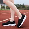 A new slip-on casual shoes mesh cloth breathable fashion soft sole outdoor sports students light running shoes