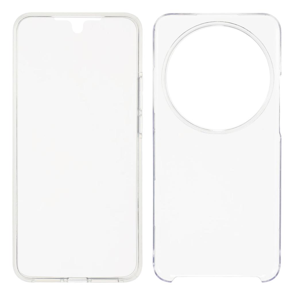 For Xiaomi 15 Ultra Case TPU Frame Clear Acrylic Back Phone Cover with PET Film
