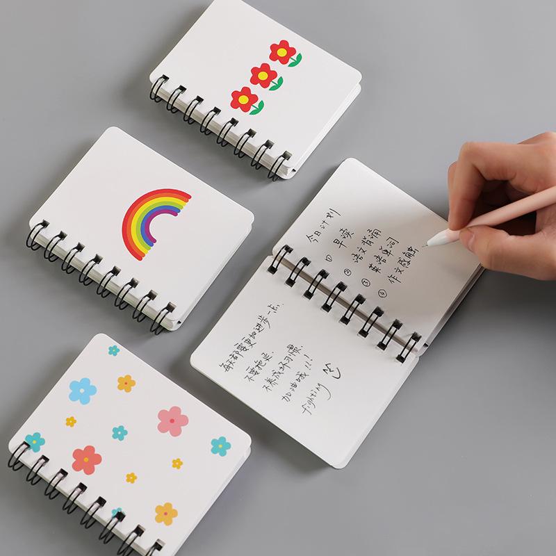 Hyuna Style A7 Side-Bound Coil Pocket Notebook - Mini Student Portable Notebook