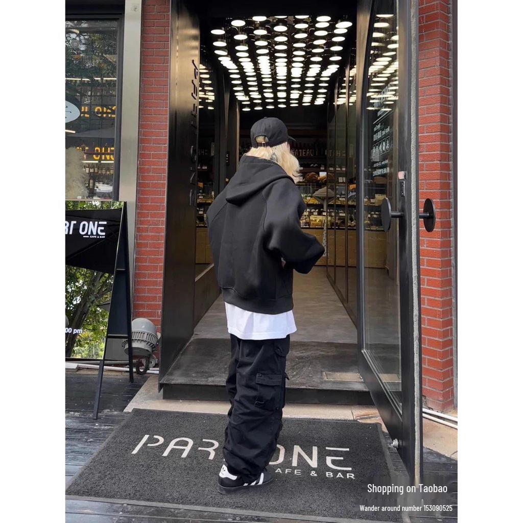 2024 A/W Unisex 500g Cleanfit Cardigan Sweater Hoodie Jacket