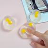 Boredom Relief Stress Ball Transparent Egg Toy, Clear Squeeze Fidget Durable Squeezing Toy Sensory for & Anxiety Relieving