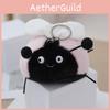 Adorable Plush Keychain With Cartoon Ladybug Design Perfect For Backpacks And Gifts