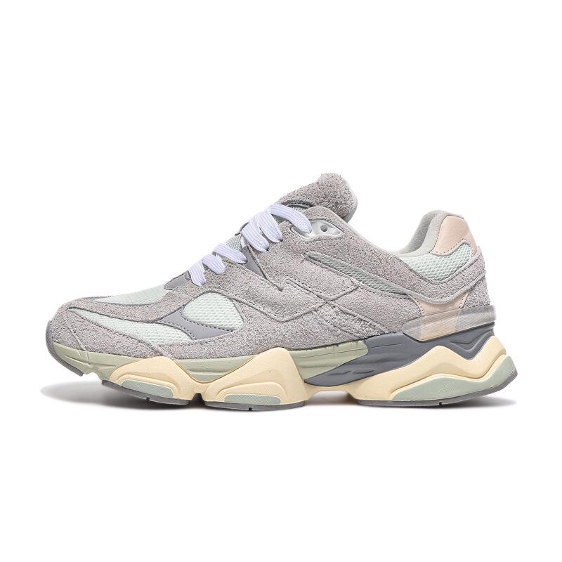Herren- und Damen-Freizeit-NB9060-Dad-Schuhe mit dicker Sohle und atmungsaktivem, höhenvergrößerndem Design 40 weiß/graue
