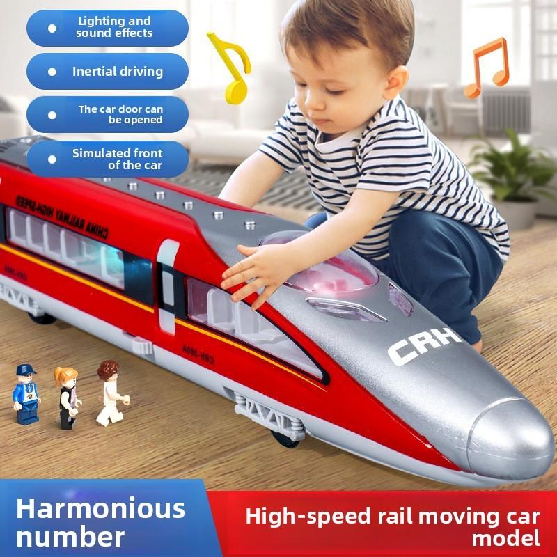 China Railway Highspeed Train Model With Flashing Lights And Sound For Kids Playroom Decor