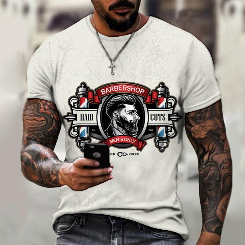 

Christmas Men s Casual 3D Digital Retro T-shirt 6XL