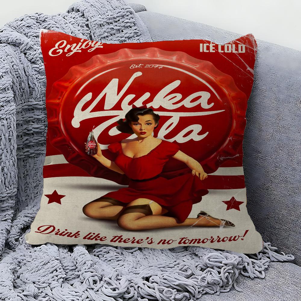 Fallout 3 4 Game Office Cushion Pillowcase Car Cushion Cover45X45CM Lumbar Pillowcase Sofa Pillowcover