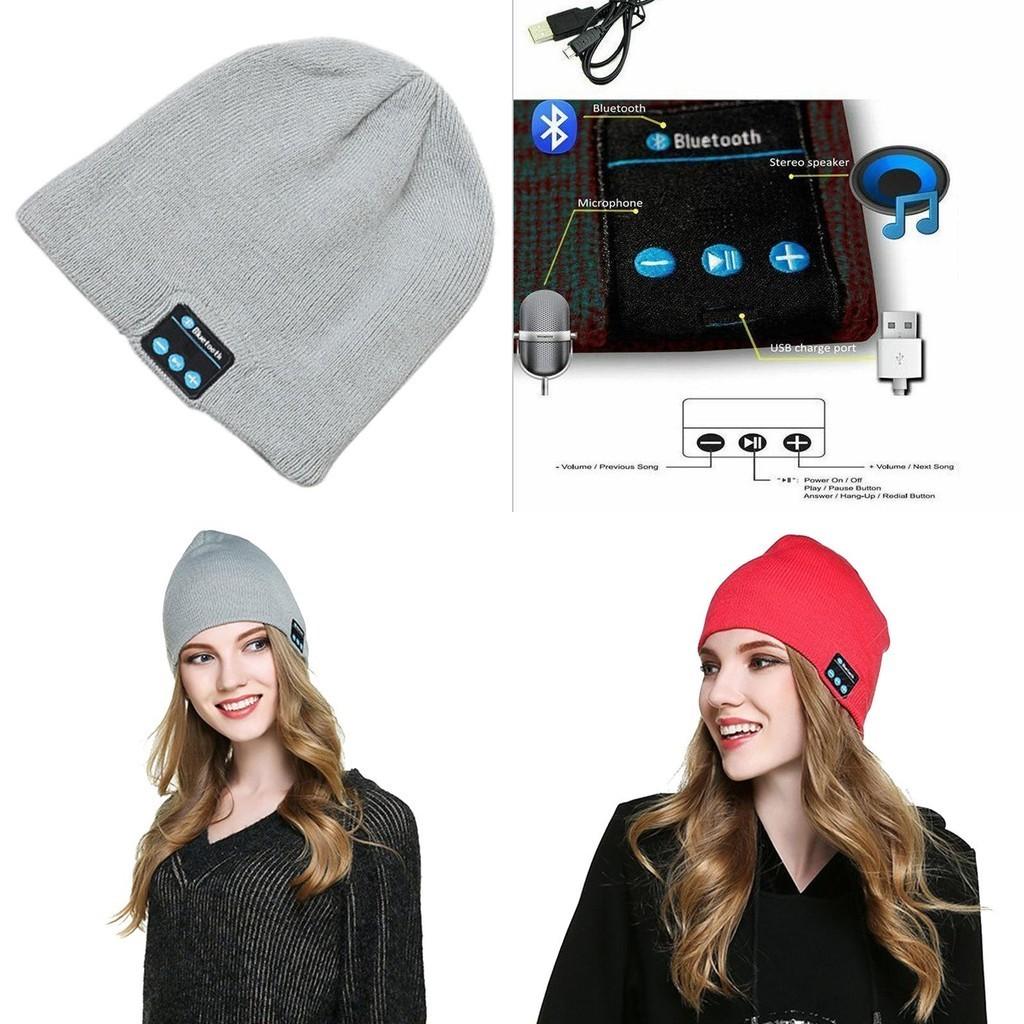 Cozy Bluetooth Beanie Hat With Built-in Speakers And Microphone For Music And Calls