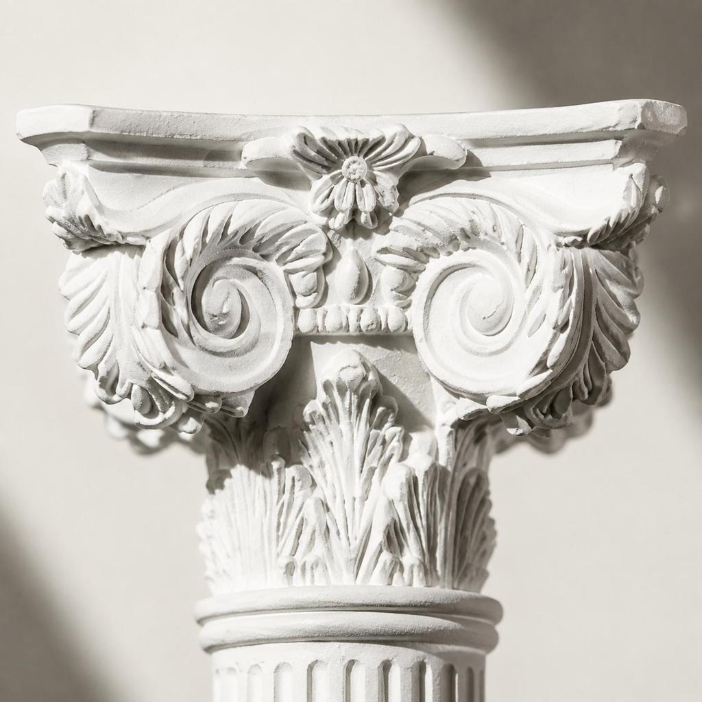 Roman Column Miniature Architectural Pillar Elegant for Photo Shoots
