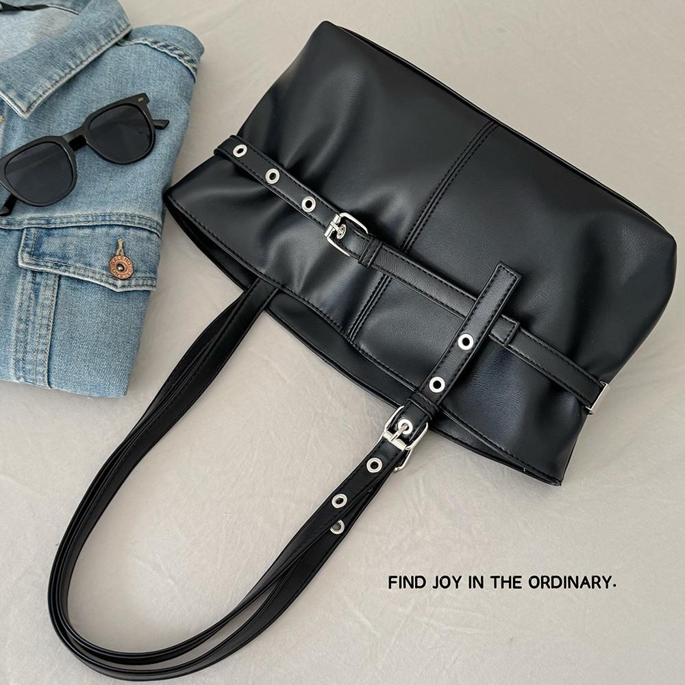 IELGY Ladies Underarm Bag Large Capacity Shoulder Tote Bag Commuter About Retro Motorcycle Bag