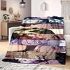 Muzan Kibutsuji Flannel Blanket Warm,Comfortable,Suitable for Bedrooms,Sofas,Beds,Chairs,Picnics,Travel