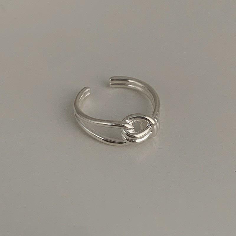 Women s Elegant Versatile Adjustable Rope Knot Ring - Trendy Index Finger Jewelry Open Adjustable