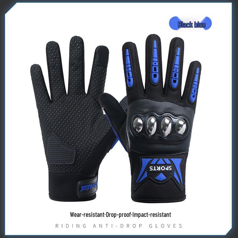Windproof Winter Motorcycle Gloves - Touchscreen, Anti-Slip, Splash-Proof for Men & Women
