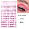 3D Strass Gezichtstattoo Stickers Voor Festival Glitter Make-up Sieraden Sticker Op Gezicht Kristallen Edelstenen Juwelen Diamanten Decoratie