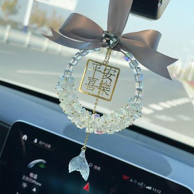 Car Rear View Mirror Pendant Hanging Ornament Decorative Universal Gift Spring Festival Automotive