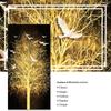 Abstract Decorative Paintings Gold Leaf Wall Art Canvas Interior Painting Modern Poster and Print for Living Room Home Decor