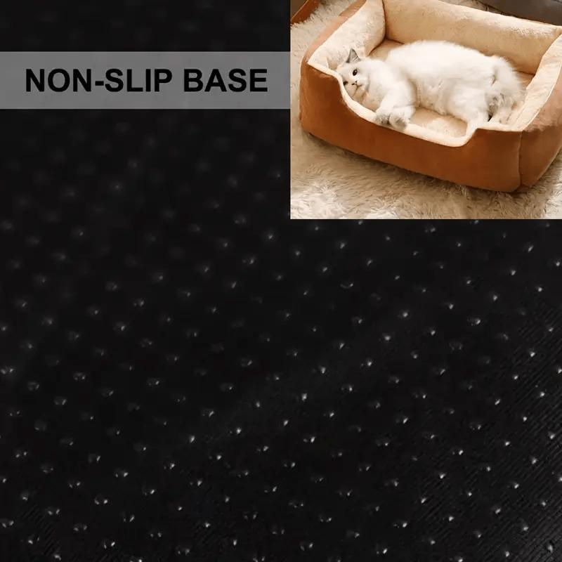 Ein bequemes Plüsch-Schlafsofa für Haustiere, ein weiches Nest aus Polyesterfaser für alle Jahreszeiten, ein warmer Unterschlupf für das ganze Jahr, geeignet für kleine Katzen und kleine Hunde