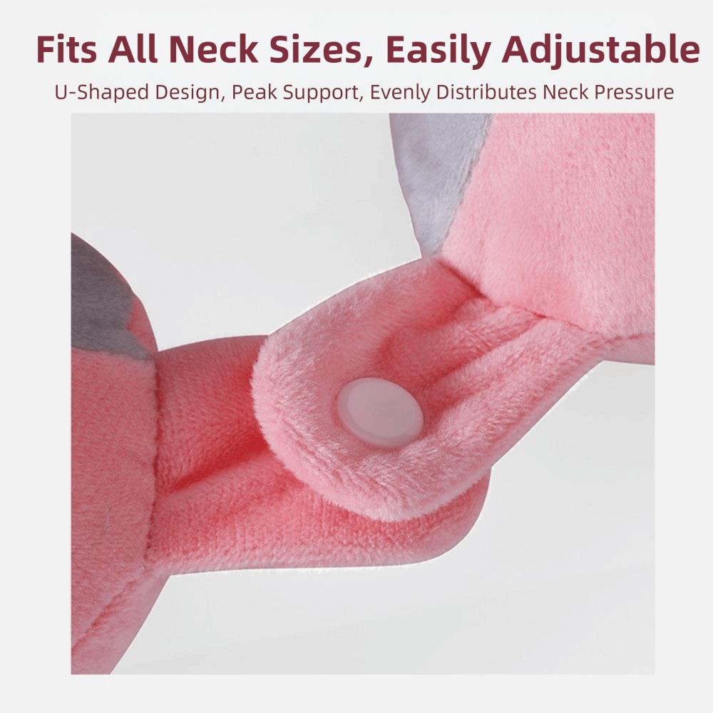 Adjustable Neck Support Pillow U Shaped Office Nap Pillow Travel Neck Pillow Airplane Travel