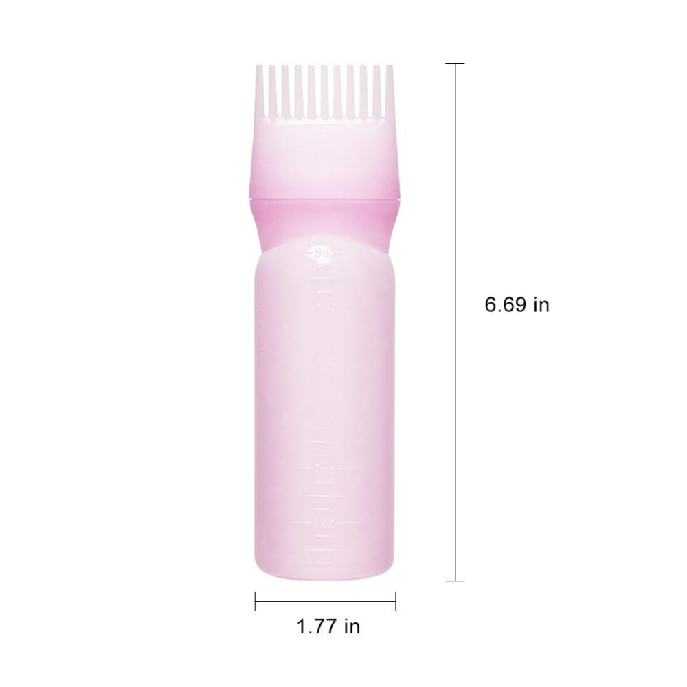 1PC Hair Dye Applicator Brush Bottles Dyeing Shampoo Bottle Oil Comb Hair Dye Bottle Applicator Hair Coloring Styling Tool