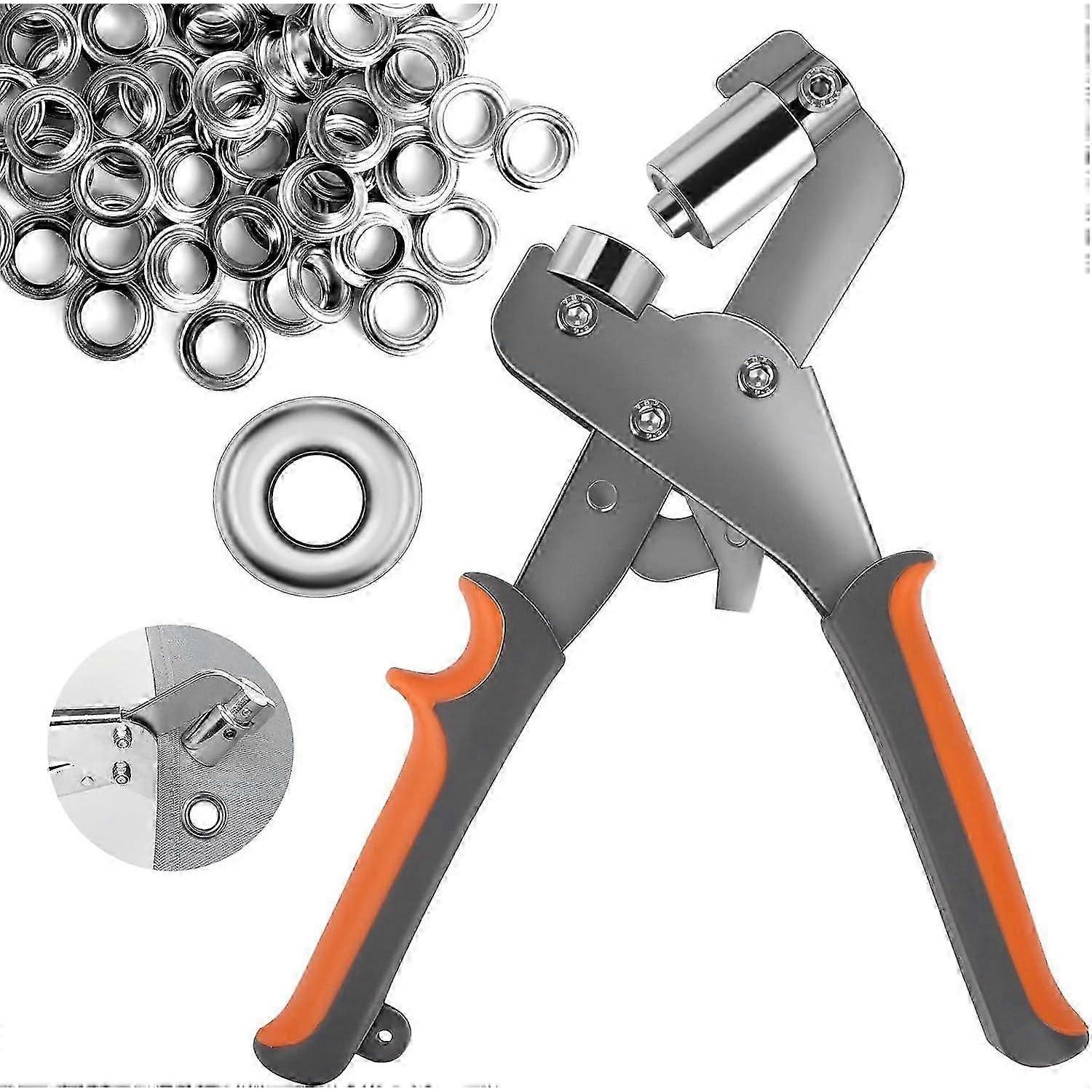 Professional eyelet pliers with 300 eyelets