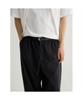 8SECONDS Seersucker Balloon Fit Elastic Waist Pants Black