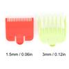 2pcs Guide Comb Professional Hair Clipper Guide Comb Hair Cutting Trimming Guide Comb Red Green