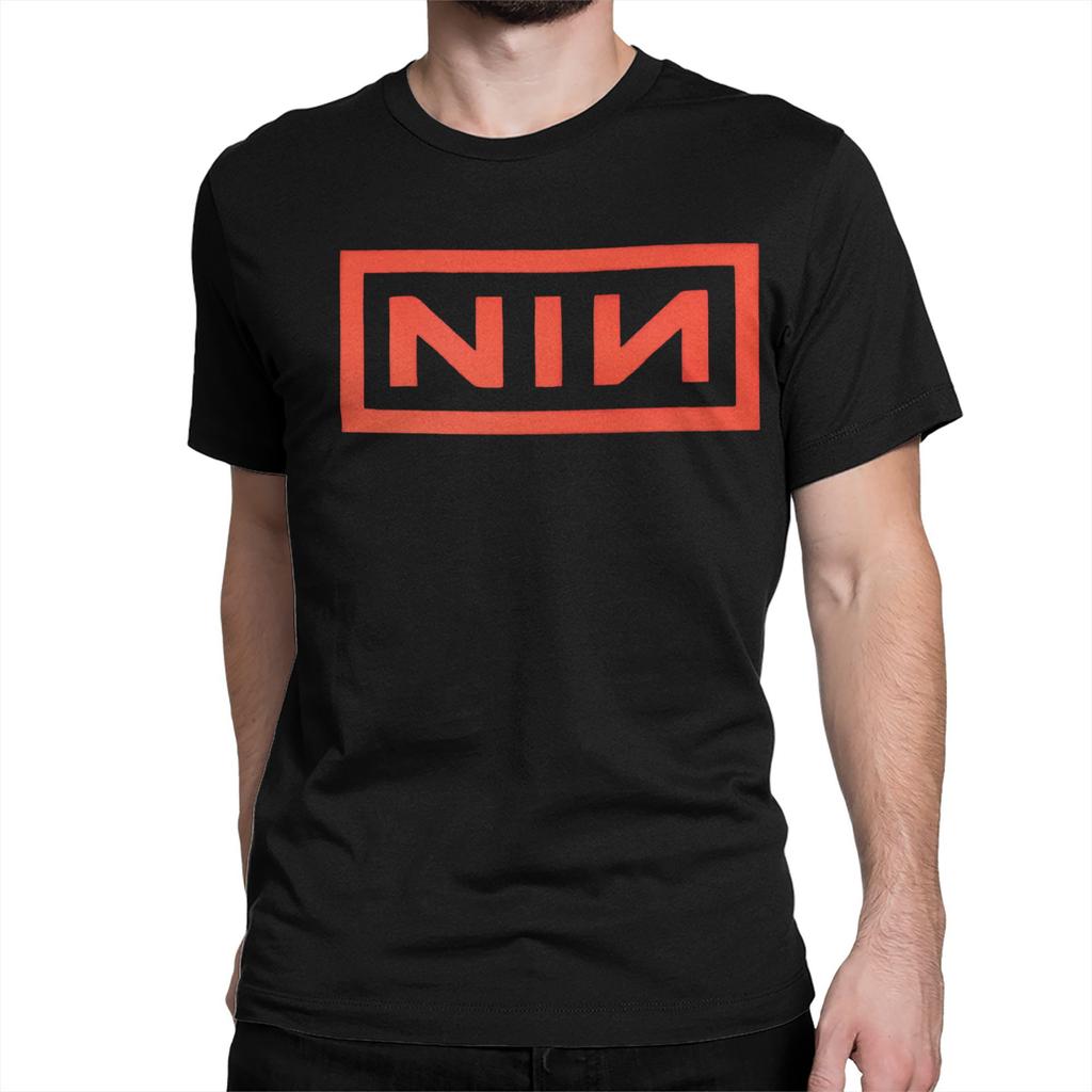 Vintage NIN Rock Band Nine Inch Nails  T-Shirts Men Women Round Neck 100% Cotton T Shirt  Short Sleeve Tees Original Tops