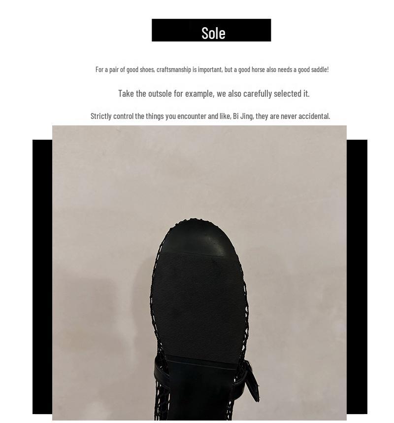 Damen Frühling Runde Zehenpartie Mesh Schnalle Mary Jane Ballerinas - Bequeme Ballett Fischernetz Schuhe