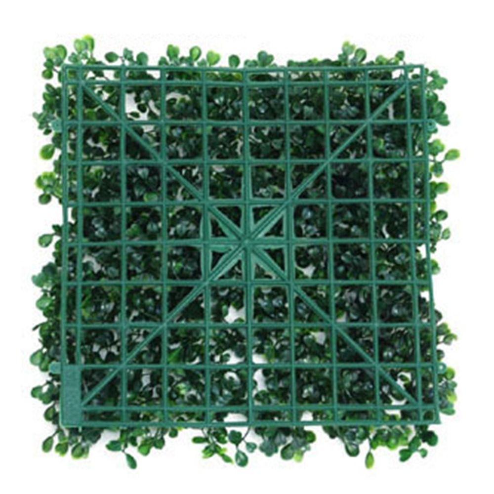 DIY Artificial Plant Wall Panel Durable Fake Green Grass Mat  Privacy Screen