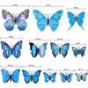 Xtore Plastic Reusable Self-Adhesive Wall 3D Home Build Beautiful Butterfly