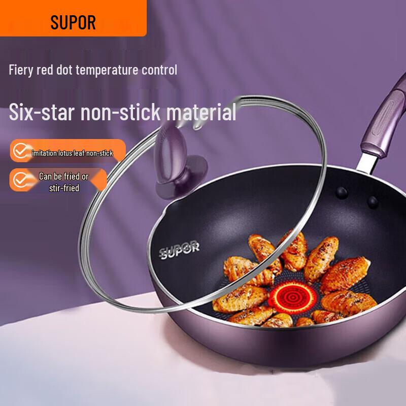 Supor Red Dot Non-Stick Wok