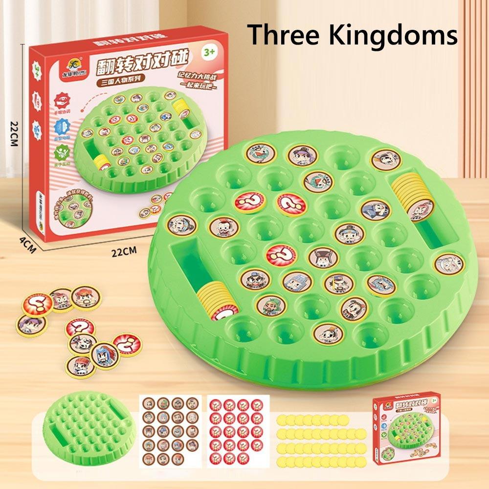 Round Memory Flip Chess Fruit Flip Memory Game With 38 Patterned Cards Flip Chess Memory Game With Chessboard
