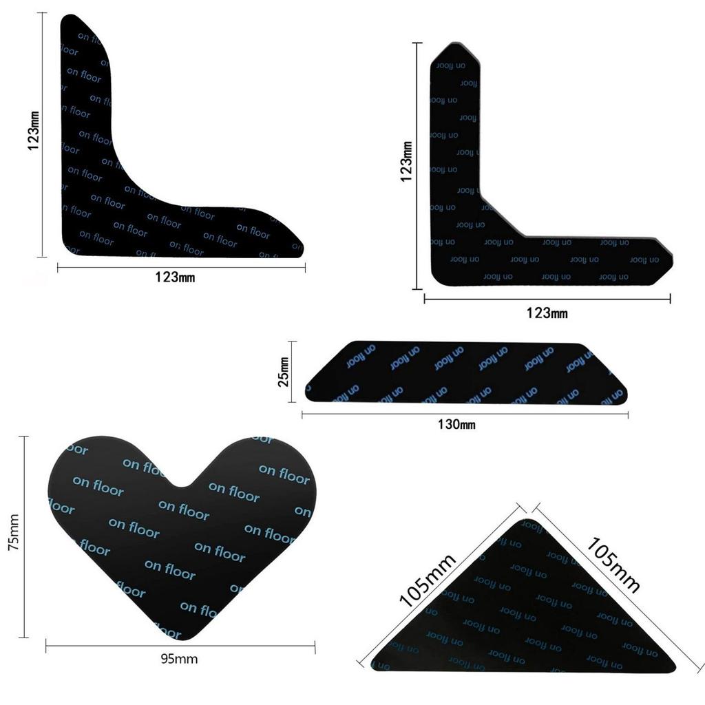 Shein Exclusive Carpet Anti-Slip Washable PU Fixing Sticker