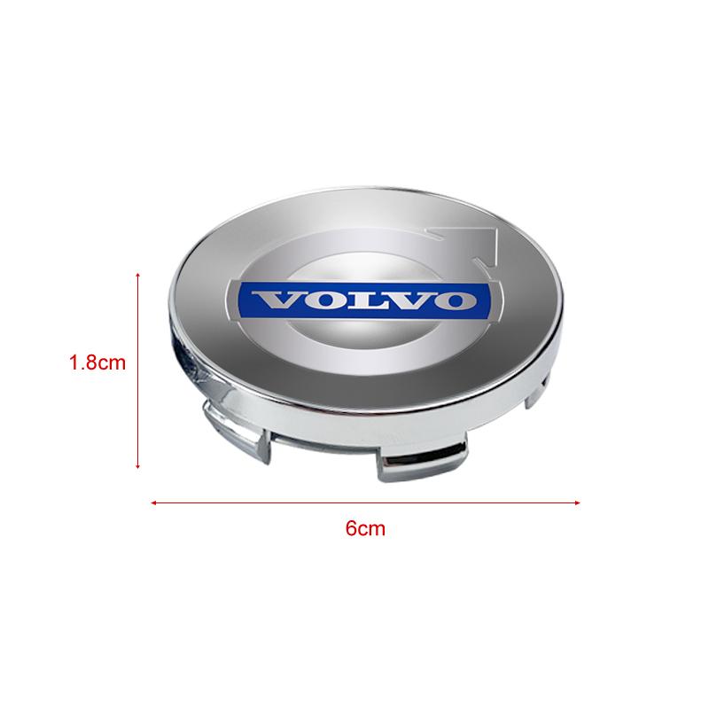 4 ks 60mm středová krytka náboje kola auta emblém příslušenství pro Volvo XC90 XC60 XC70 XC40 V90 V60 V40 C70 C30 S80