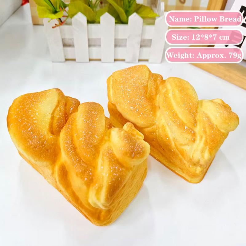 Simulated Bread Squishy Slow Rising Soft Sticky Stress Relief Toy Flexible Stress Reduction Stick Squishy Fidget Toy Adult Gift