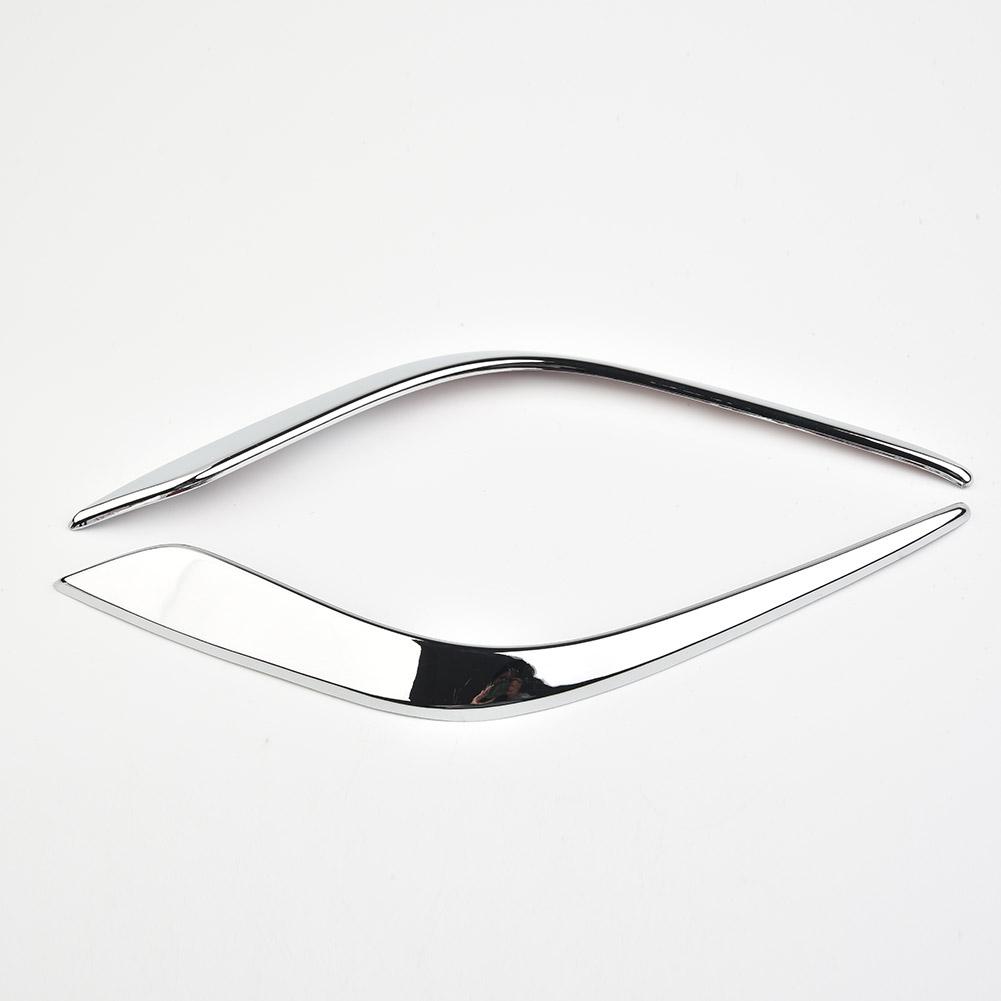 För Mazda 6 Atenza Gj 2014-2016 Kromlist Bil Dimljusskydd List Trim ABS Tillbehör Förkromad ABS-plast