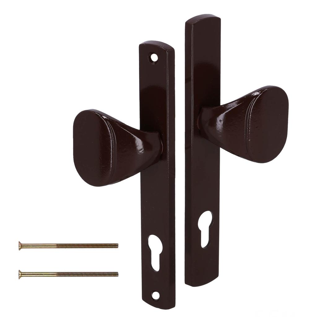 Handle For Gate Door Long Handle Aluminum Brown 90 Mm