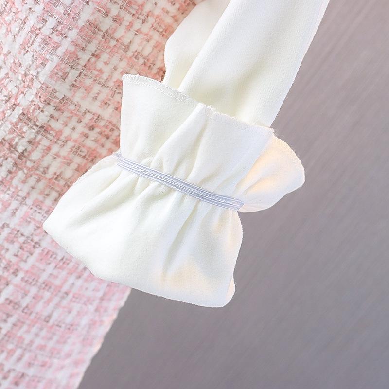 Dívčí móda Šaty Jarní a Podzimní Dětské Princezna Šaty s dlouhým rukávem Dětská víla Roční šaty