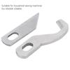 2pcs Multifunctional Upper Lower Knives Compatible Household Use Overlock Machine Knives Precision Cut Durable Knife Set