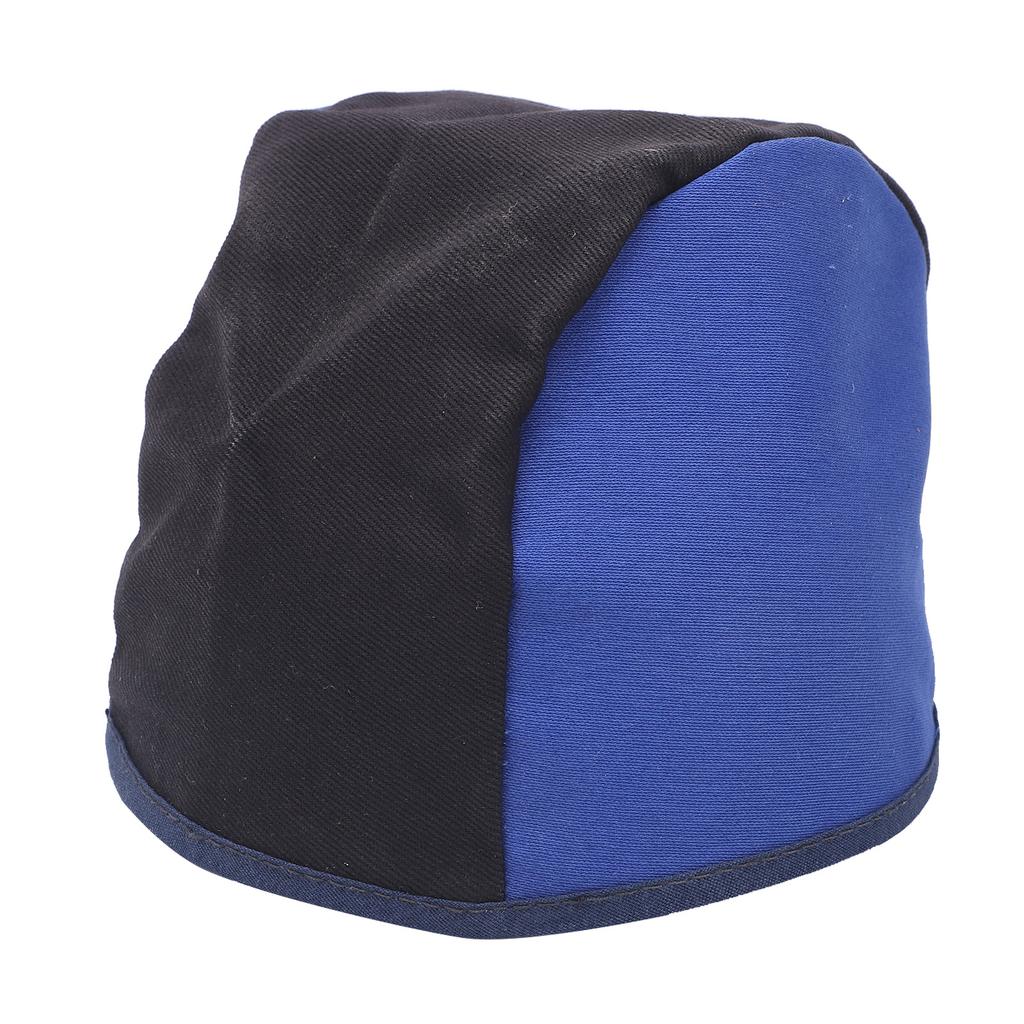Căciulă de sudură reversibilă, ignifugă, rezistentă la căldură, din bumbac, protectivă pentru sudori, 52~56cm