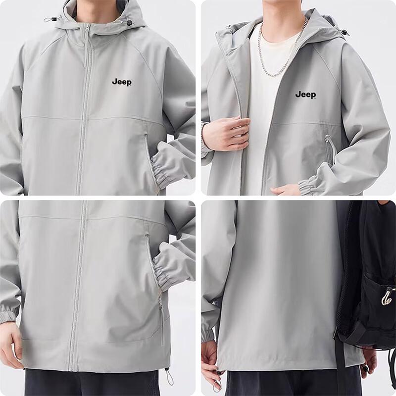 JEEP Men's 2025 Autumn/Winter Outdoor Windproof Jacket