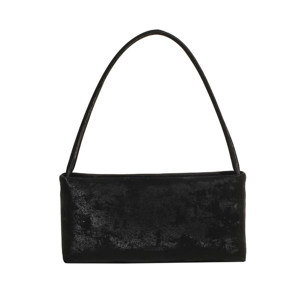 

Small Size Trendy Shoulder Bag Underarm Design PU Leather Bag Gift Crossbody Bag Travel чёрный