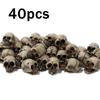 Good-40Pcs Skulls Human Head Skull Realistic Skeleton Skulls Mini Sized Skull For Halloween Table Decor